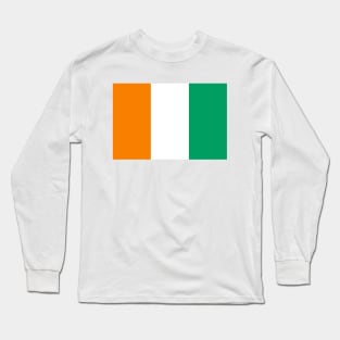 Flag of Ivory Coast Long Sleeve T-Shirt